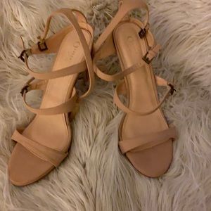 Nude sandals